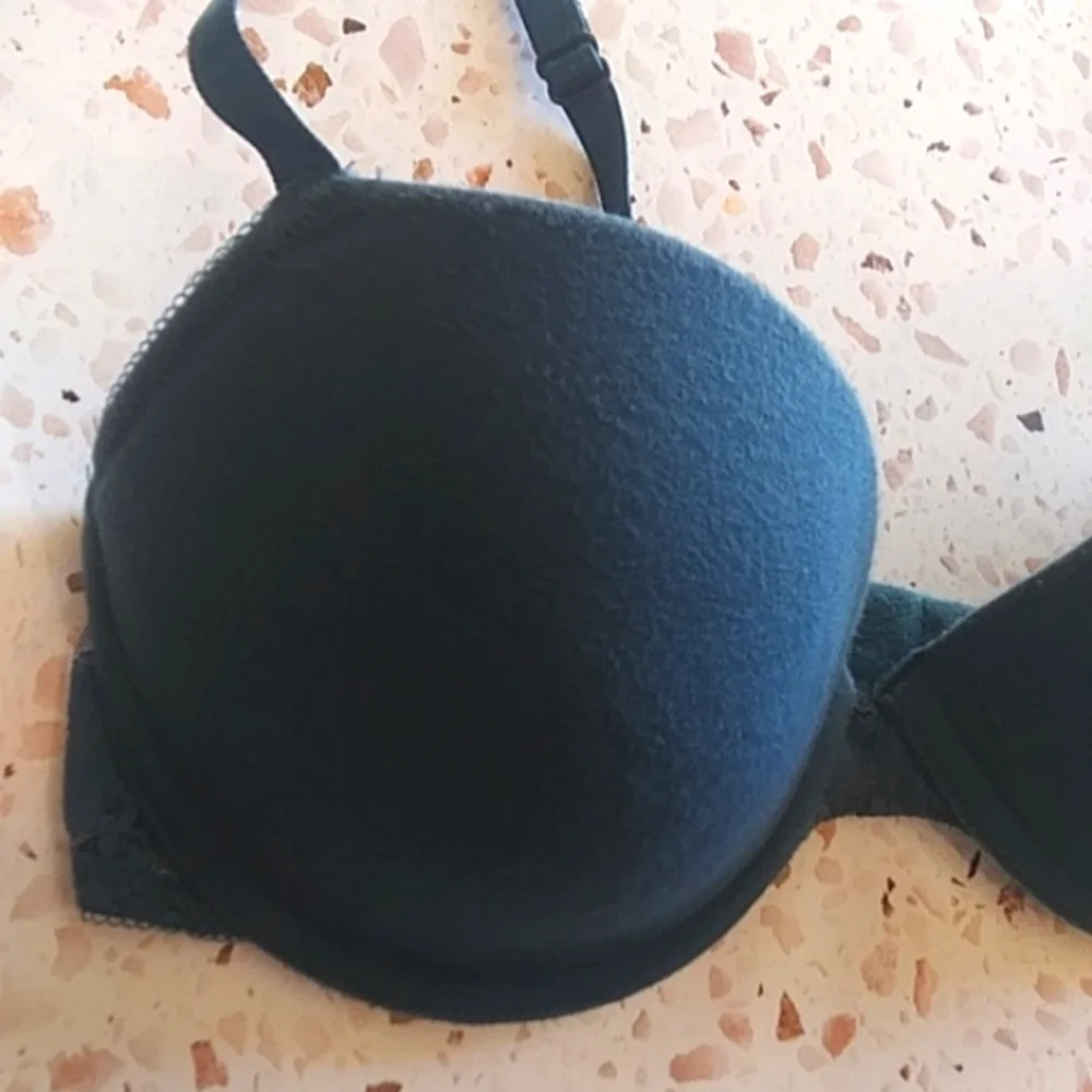 Esmara | Teal Knit Seamless Cups Lace Back Bra | 34B